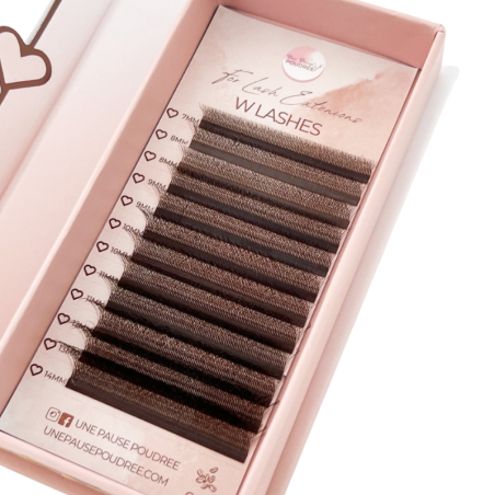 Cils en W 5D BROWN 0.07 C (7-14mm)